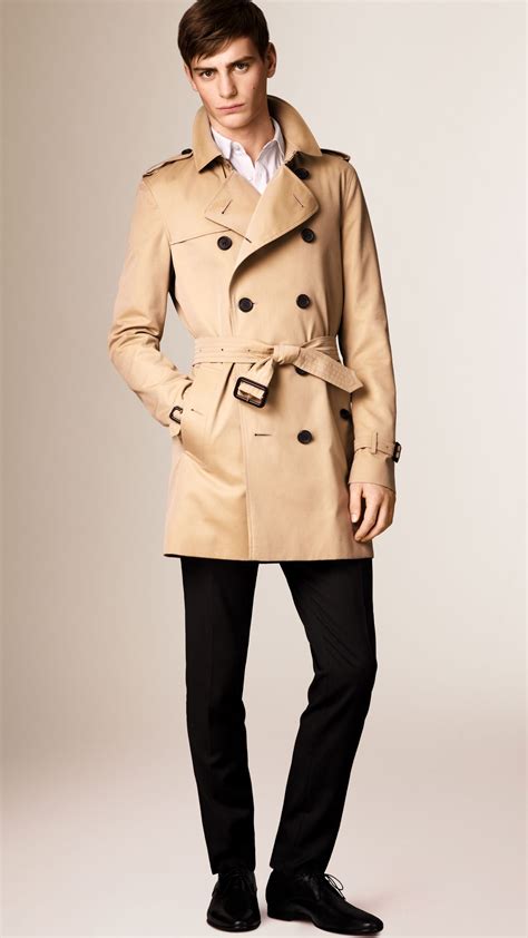 burberry chelsea jacket honey men|Trench Coats for Men .